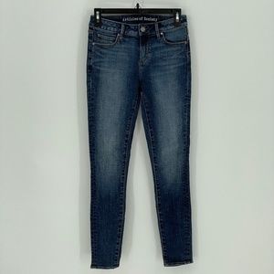 ARTICLES OF SOCIETY Mid Rise Crop Skinny Jeans